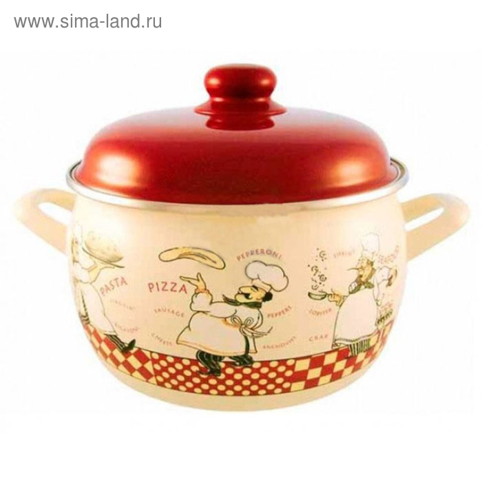 Кастрюля с металлической крышкой «Повара», 1,7 л 
Кастрюля с металлической крышкой «Повара», 1,7 л