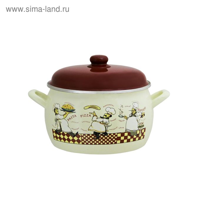 Кастрюля с металлической крышкой «Повара», 3 л
Кастрюля с металлической крышкой «Повара», 3 л