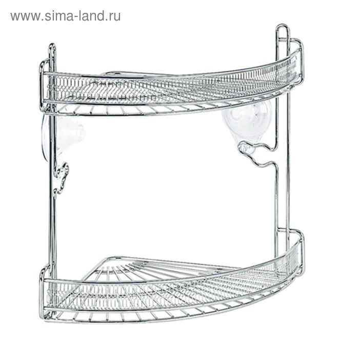 Угловач полочка настенная Flower, на присосках, 2 яруса
Угловач полочка настенная Flower, на присосках, 2 яруса