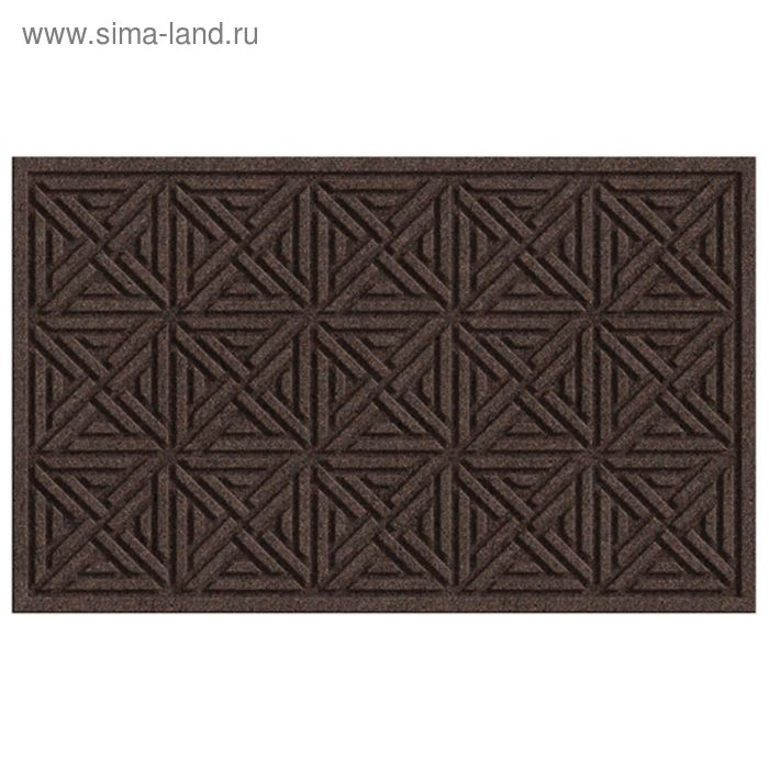 фото Коврик влаговпитывающий textures wellington walnut 45х76 см apache mills