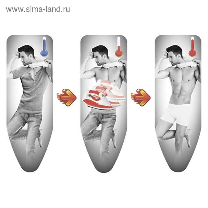 Чехол для гладильной доски с терморисунком Boy, 140х55 см
Чехол для гладильной доски с терморисунком Boy, 140х55 см