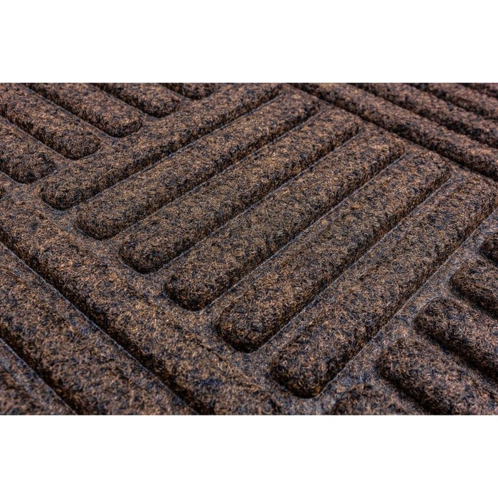 фото Коврик влаговпитывающий textures crosshatch walnut 60х91 см apache mills