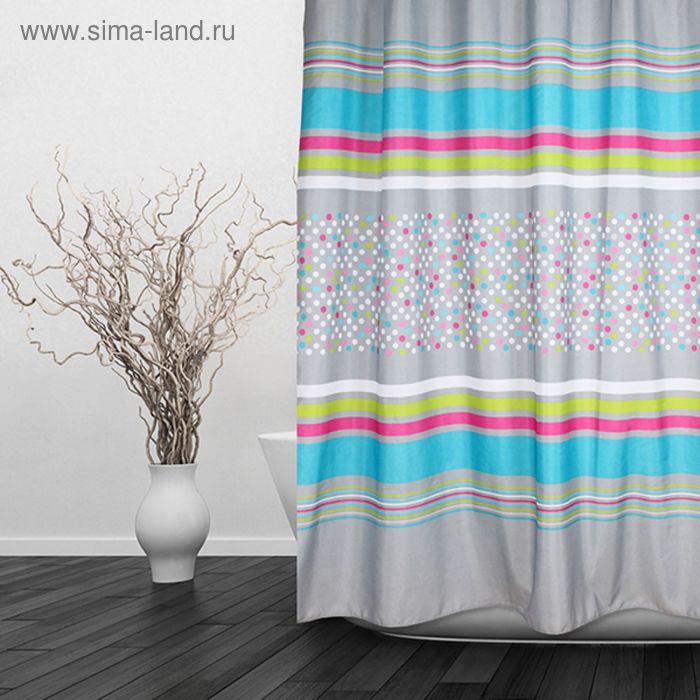 Штора для ванной «Морские камушки», 180 х 180 см
Штора для ванной «Морские камушки», 180 х 180 см