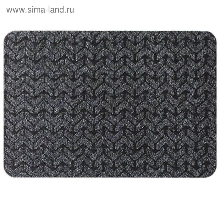 Коврик придверный King Size, 40х60 см, черный
Коврик придверный King Size, 40х60 см, черный