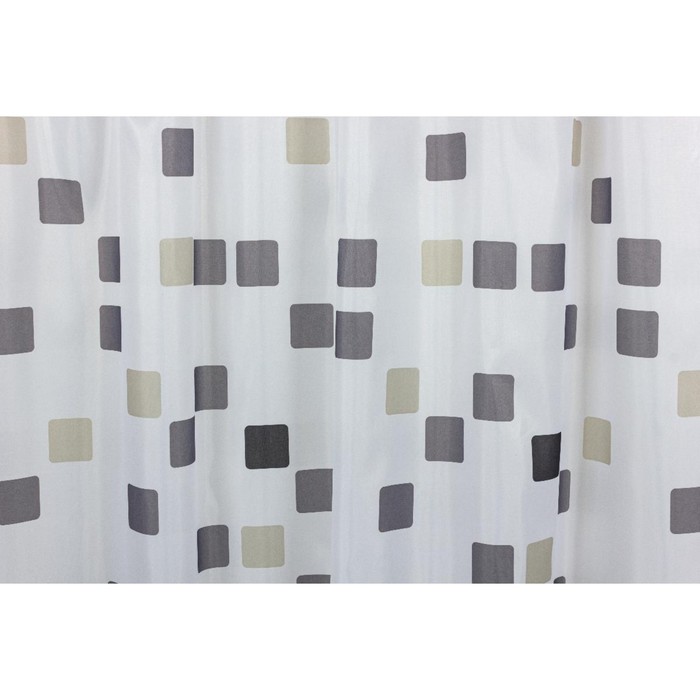 фото Штора для ванной «тетрис», 180 х 180 см dasch