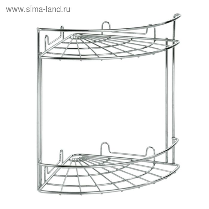 Угловая полочка настенная Slim, 2 яруса
Угловая полочка настенная Slim, 2 яруса