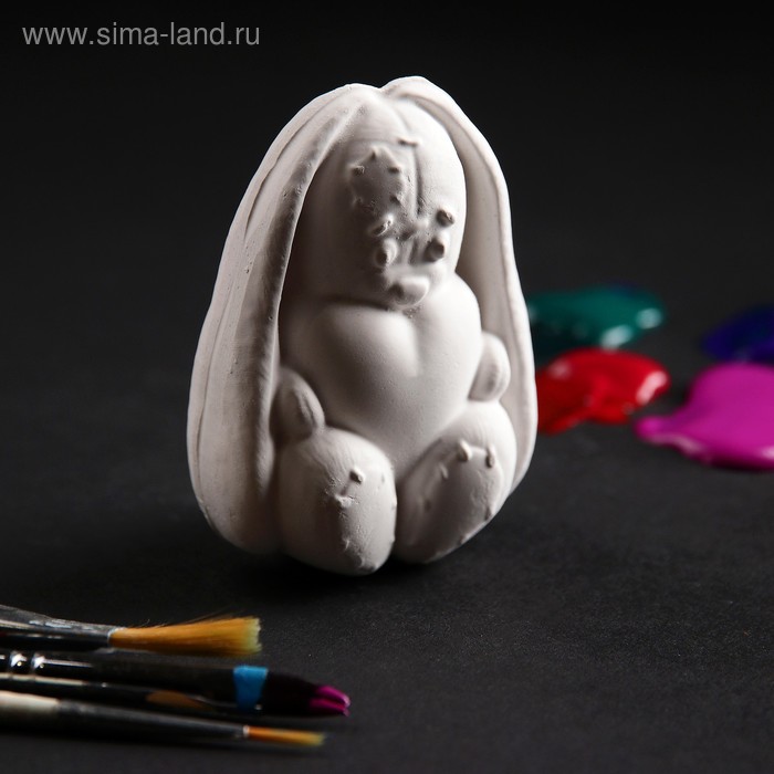 Фигура под роспись "Зайка с сердечком" 6,5х5,5х4,5см
Фигура под роспись "Зайка с сердечком" 6,5х5,5х4,5см