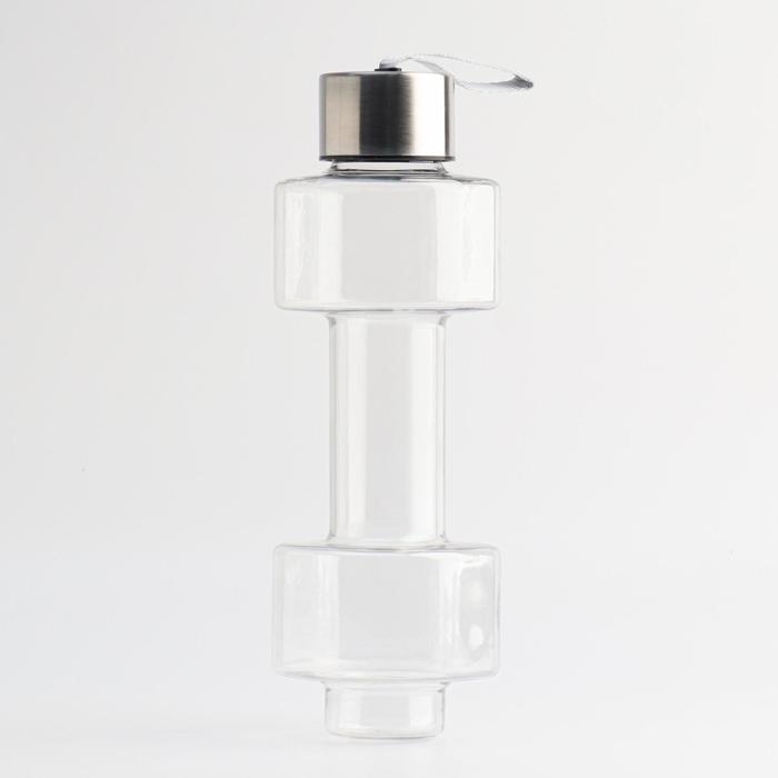 Бутылка для воды "Гантель", 500 мл, 22.5 х 8 см, белый
Бутылка для воды "Гантель", 500 мл, 22.5 х 8 см, белый