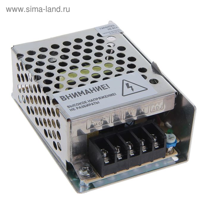 Блок питания Luazon Lighting для светодиодной ленты 12 В, 25 Вт, IP20
Блок питания Luazon Lighting для светодиодной ленты 12 В, 25 Вт, IP20