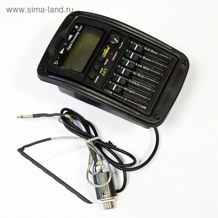 Звукосниматель Alice EQ-A6T врезной
Звукосниматель Alice EQ-A6T врезной