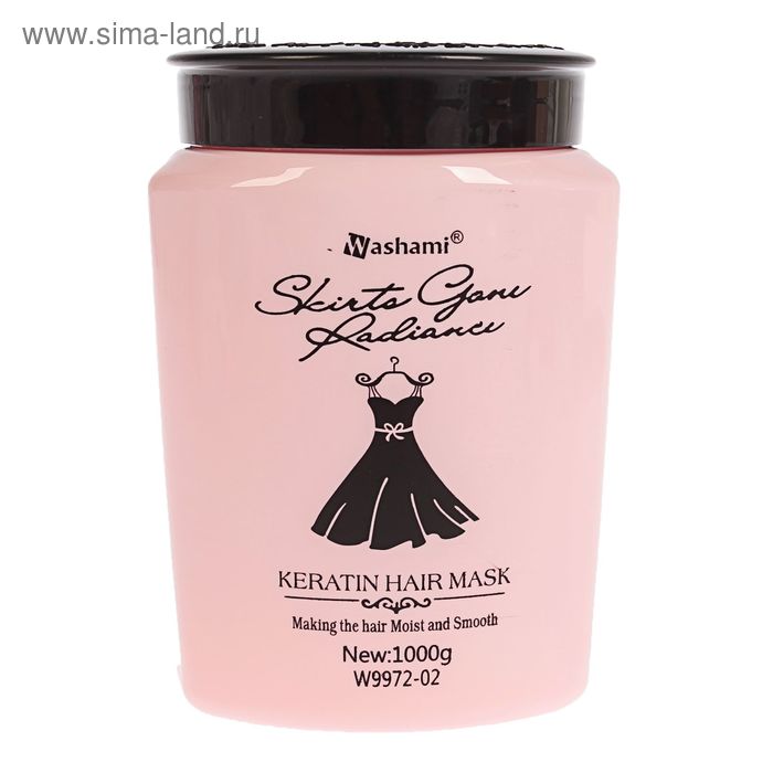 Маска для волос "Кератиновая" 1000 гр, цвет розовый
Маска для волос "Кератиновая" 1000 гр, цвет розовый