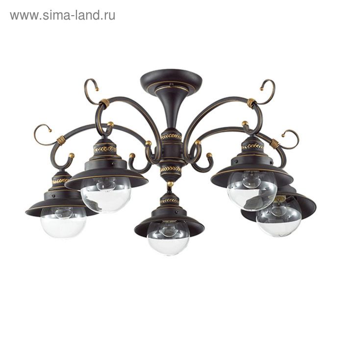 Люстра SANDRINA, 5x60Вт E14, цвет кофе
Люстра SANDRINA, 5x60Вт E14, цвет кофе