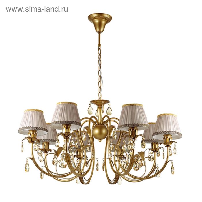 Люстра CAROLLA, 8x40Вт E14, цвет золото
Люстра CAROLLA, 8x40Вт E14, цвет золото