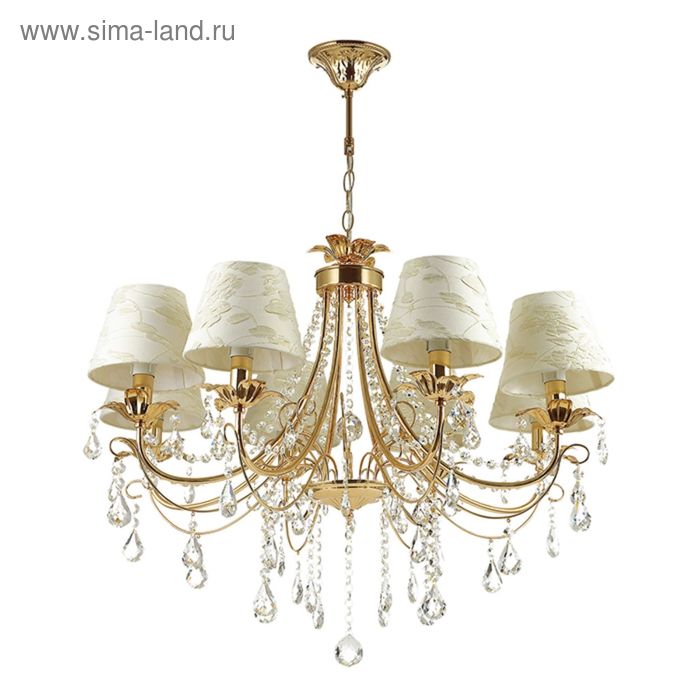 Люстра PLESANSA, 8x40Вт E14, цвет золото
Люстра PLESANSA, 8x40Вт E14, цвет золото