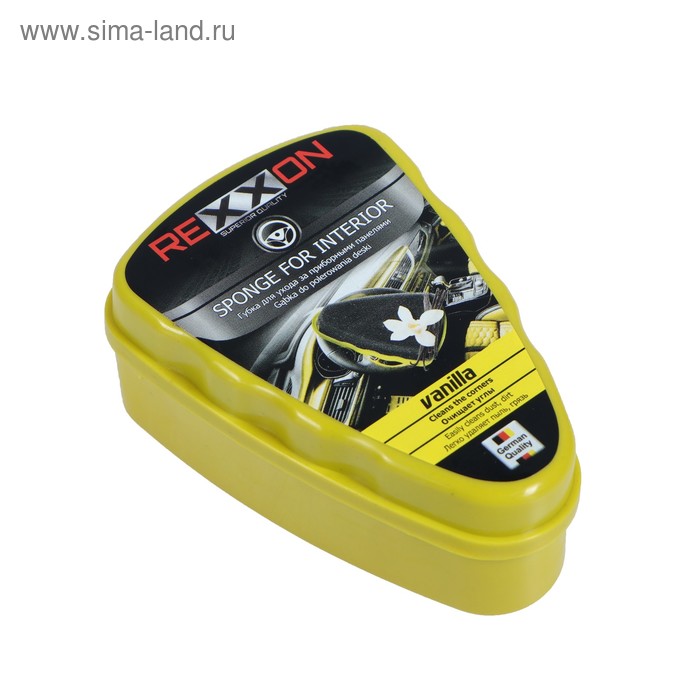 Губка для полировки приборной панели REXXON, ваниль
Губка для полировки приборной панели REXXON, ваниль