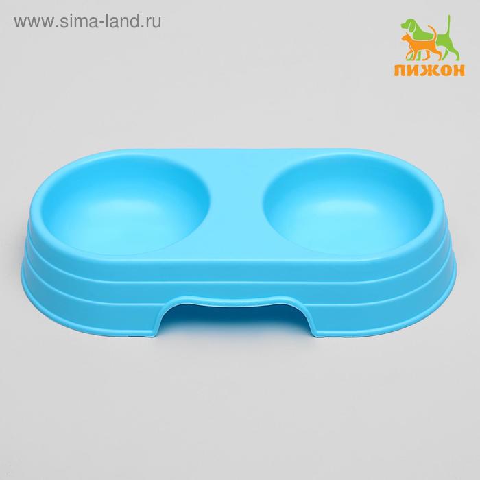 Миска пластиковая двойная "Дуэт", 24 х 12,5 х 4,5 см, микс цветов
Миска пластиковая двойная "Дуэт", 24 х 12,5 х 4,5 см, микс цветов