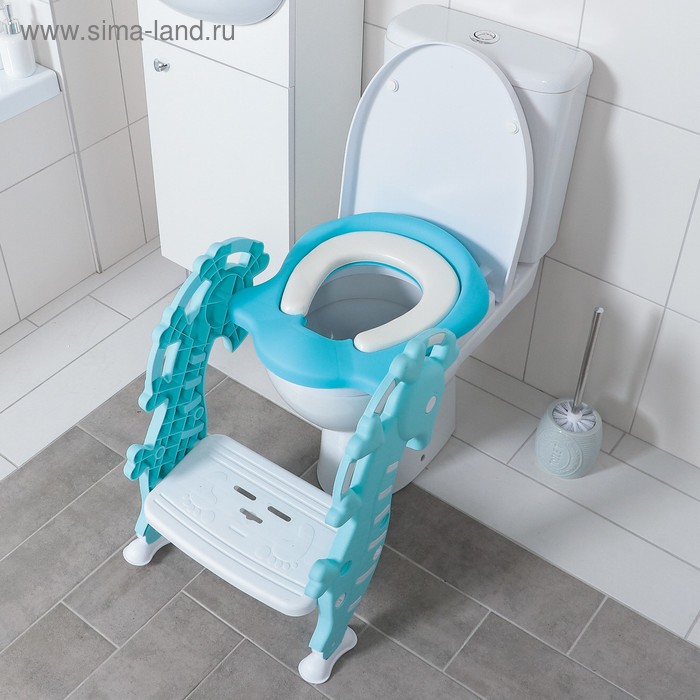Детская накладка - сиденье на унитаз «Морской конёк», цвет голубой
Детская накладка - сиденье на унитаз «Морской конёк», цвет голубой