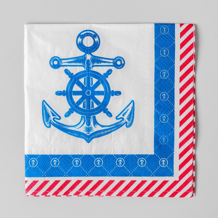 Cалфетки «Морское путешествие», 25х25см, набор 20 шт. 
Cалфетки «Морское путешествие», 25х25см, набор 20 шт.