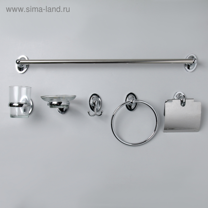 Набор для ванной комнаты, 6 предметов
Набор для ванной комнаты, 6 предметов