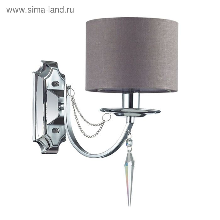 Бра OFELIA 1x40W E14 хром 26,5x15x26см