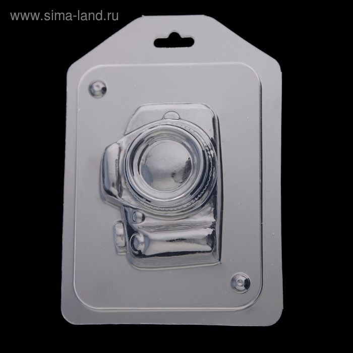 Пластиковая форма для мыла "Фотоаппарат" 7,5х5,5 см
Пластиковая форма для мыла "Фотоаппарат" 7,5х5,5 см