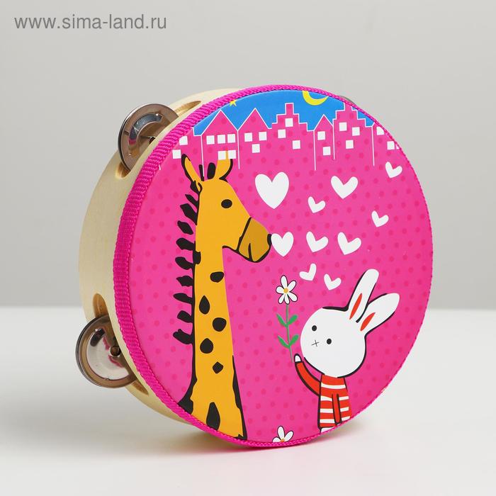Бубен "Зайка с жирафом"
Бубен "Зайка с жирафом"