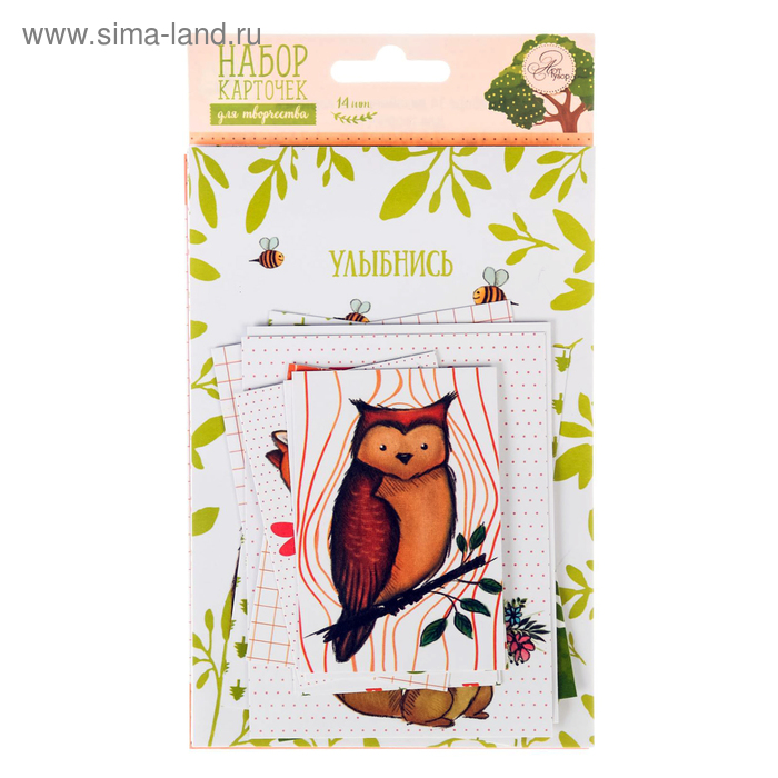 Набор карточек для творчества "Волшебный лес", 10 х 17,5 см
Набор карточек для творчества "Волшебный лес", 10 х 17,5 см
