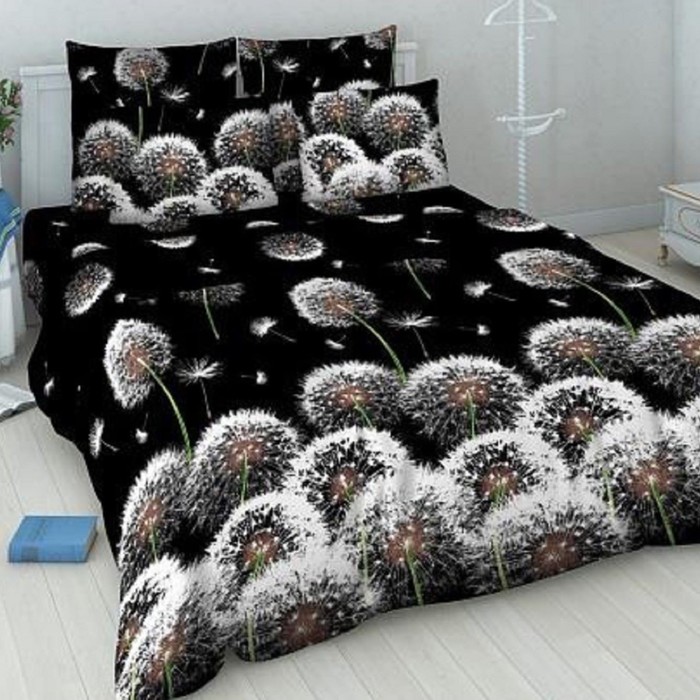 Постельное бельё евро «Василиса» Белый одуванчик 200х215 см, 200х220 см, 70х70 см - 2 шт.
Постельное бельё евро «Василиса» Белый одуванчик 200х215 см, 200х220 см, 70х70 см - 2 шт.