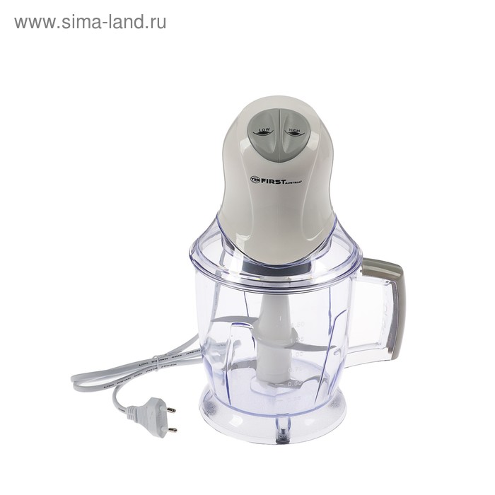 Измельчитель FIRST FA-5114-5, пластик, 300 Вт, 1.5 л, серый
Измельчитель FIRST FA-5114-5, пластик, 300 Вт, 1.5 л, серый