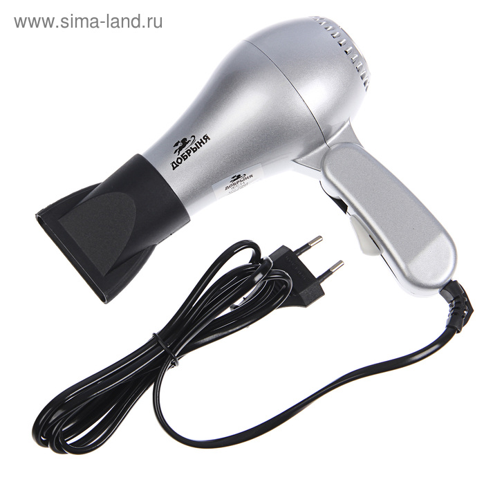 Фен "Добрыня" DO-2007, 1200 Вт, 2 скорости, 2 температурных режима, серебристый
Фен "Добрыня" DO-2007, 1200 Вт, 2 скорости, 2 температурных режима, серебристый
