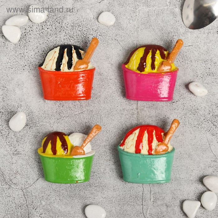 Магнит полистоун "Стаканчик мороженого" МИКС 5х5,5 см
Магнит полистоун "Стаканчик мороженого" МИКС 5х5,5 см