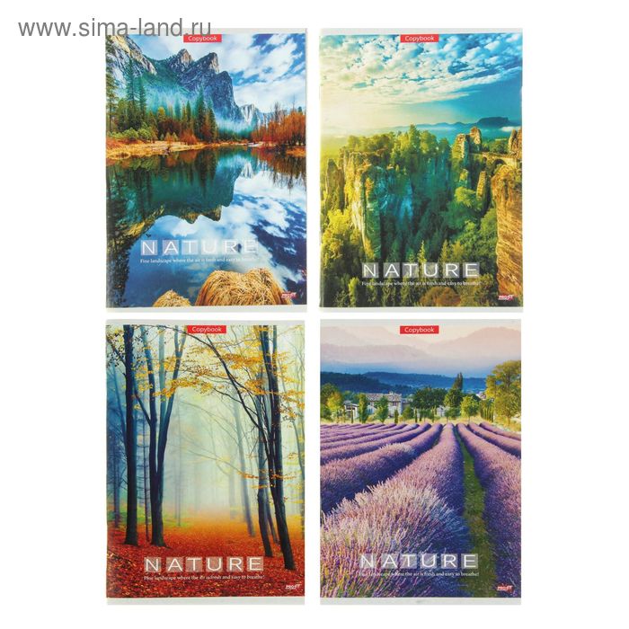 Тетрадь 96 листов в клетку "Красивые виды", обложка мелованный картон, МИКС
Тетрадь 96 листов в клетку "Красивые виды", обложка мелованный картон, МИКС