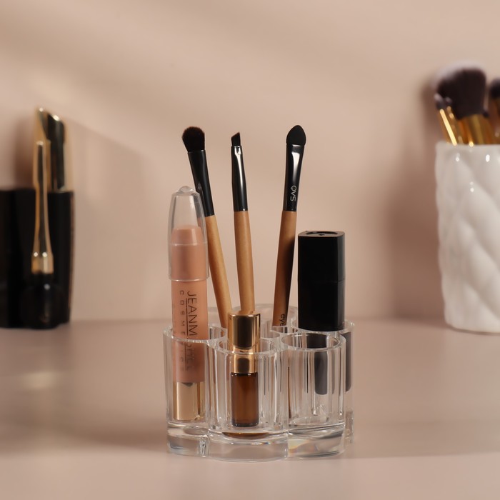 Органайзер для хранения, 7 секций, 6 × 9 × 9 см, цвет прозрачный
Органайзер для хранения, 7 секций, 6 × 9 × 9 см, цвет прозрачный