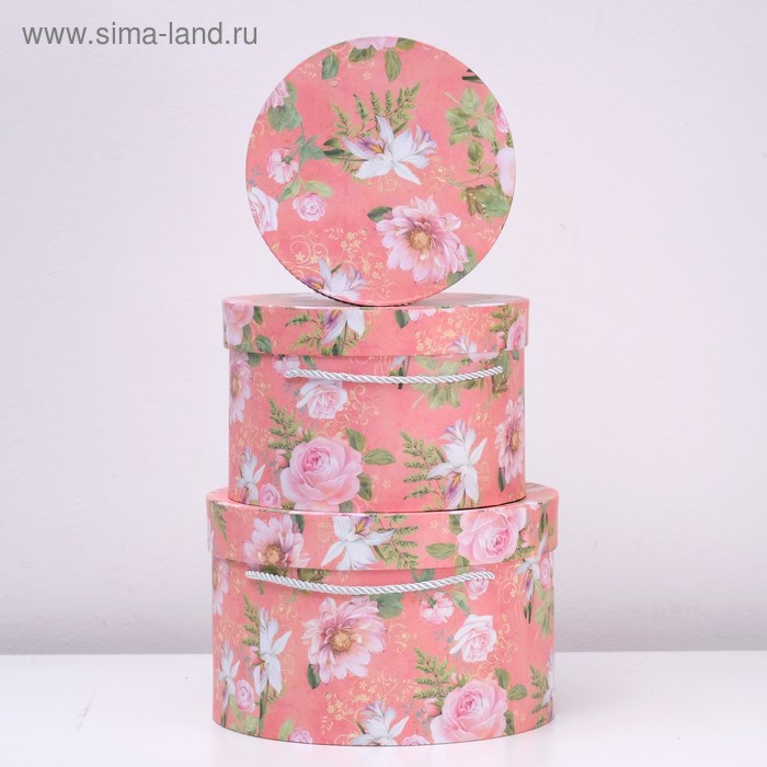 Набор коробок 3 в 1, 27 х 27 х 14 - 21 х 21 х 11 см 
Набор коробок 3 в 1, 27 х 27 х 14 - 21 х 21 х 11 см