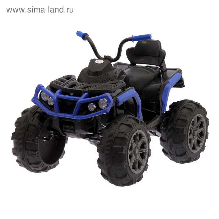 Электромобиль «Квадроцикл», 2 мотора, цвет синий (без радиоуправления)
Электромобиль «Квадроцикл», 2 мотора, цвет синий (без радиоуправления)