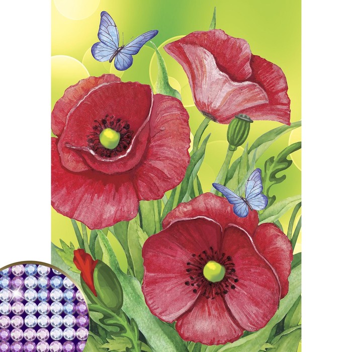 Алмазная мозаика с частичным заполнением «Маки», 15 х 21 см. Набор для творчества
Алмазная мозаика с частичным заполнением «Маки», 15 х 21 см. Набор для творчества