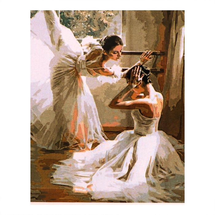 Роспись по холсту «Балерины» по номерам с красками по 3 мл+ кисти+инстр-я+крепёж, 30×40 см 
Роспись по холсту «Балерины» по номерам с красками по 3 мл+ кисти+инстр-я+крепёж, 30×40 см