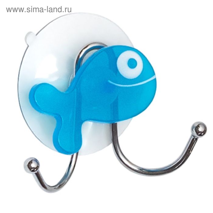Крючок на присоске «Рыбка», двойной
Крючок на присоске «Рыбка», двойной