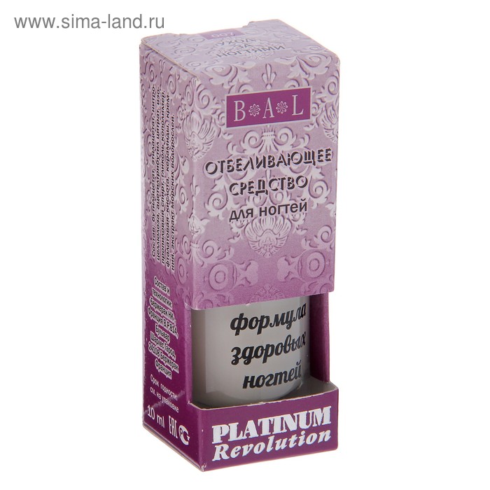 Отбеливающее средство для ногтей Platinum Revolution, 10 мл
Отбеливающее средство для ногтей Platinum Revolution, 10 мл