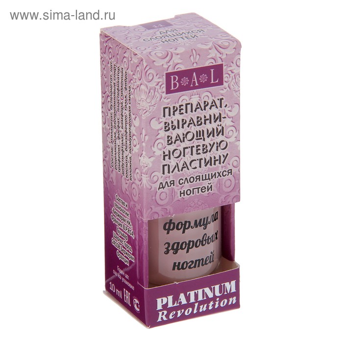 Препарат выравнивающий ногтевую пластину Platinum Revolution для слоящихся ногтей, 10 мл
Препарат выравнивающий ногтевую пластину Platinum Revolution для слоящихся ногтей, 10 мл