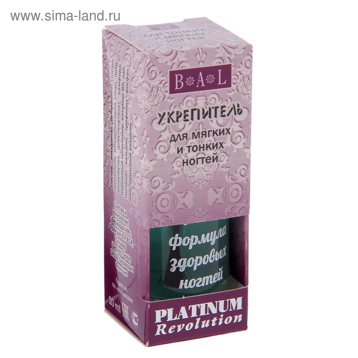 Укрепитель Platinum Revolution для мягких и тонких ногтей, 10 мл
Укрепитель Platinum Revolution для мягких и тонких ногтей, 10 мл