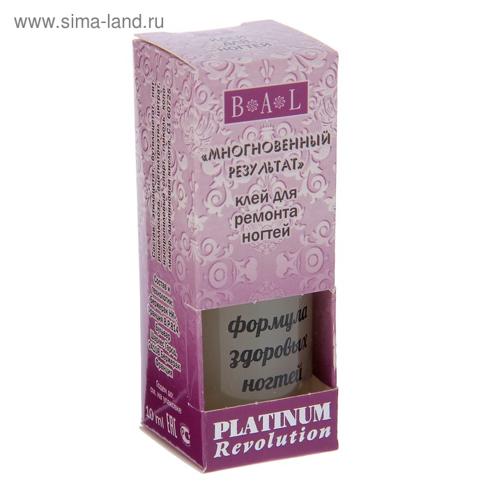 Клей для "ремонта" ногтя Platinum Revolution, 10 мл
Клей для "ремонта" ногтя Platinum Revolution, 10 мл