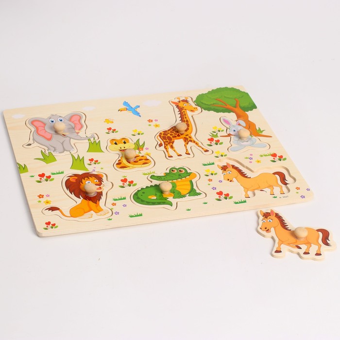 Рамка-вкладыш «Дикие животные»
Рамка-вкладыш «Дикие животные»