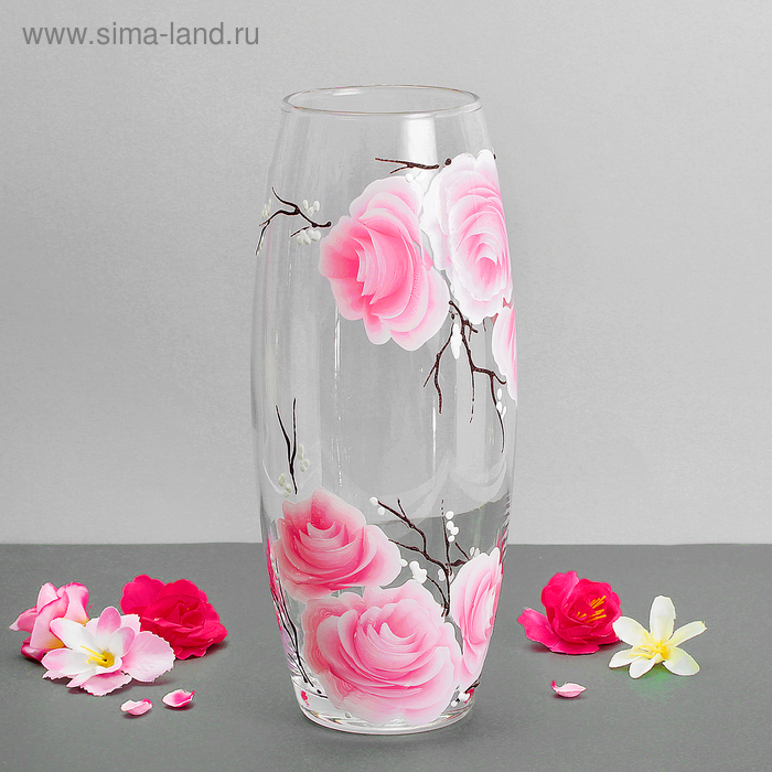 Ваза прозрачная розовая d-7,5х10х26
Ваза прозрачная розовая d-7,5х10х26