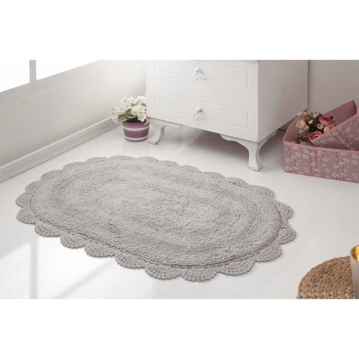 Коврик для ванной овальный Diana, размер 50х80 см, цвет стоне
Коврик для ванной овальный Diana, размер 50х80 см, цвет стоне