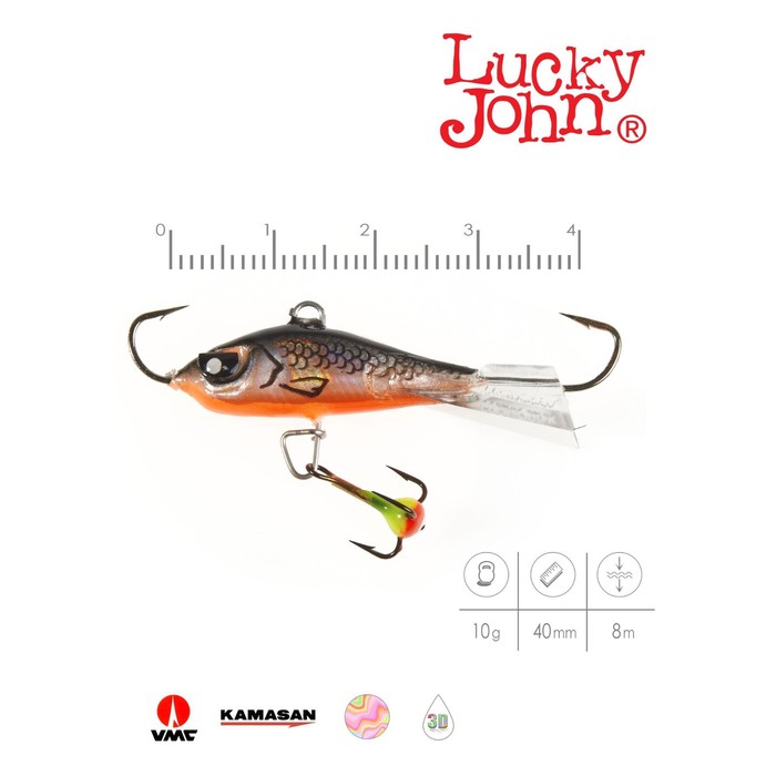фото Балансир lucky john baltic 4, 4 см, 10 г, цвет 47h