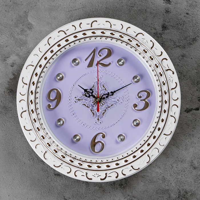 Часы настенные, серия: Классика, "Рококо", плавный ход, d=29 см
Часы настенные, серия: Классика, "Рококо", плавный ход, d=29 см