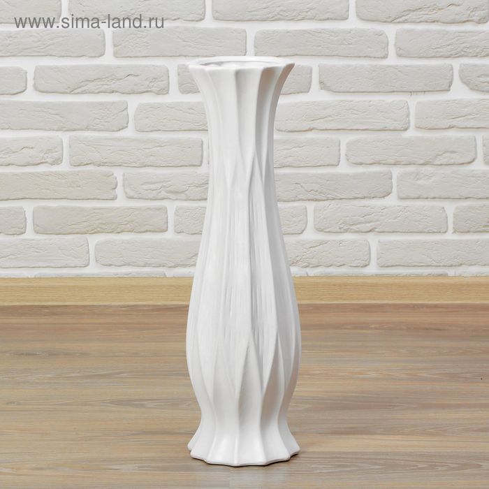Ваза керамика напольная "День ночь" 60 см вкрапления талия белая
Ваза керамика напольная "День ночь" 60 см вкрапления талия белая