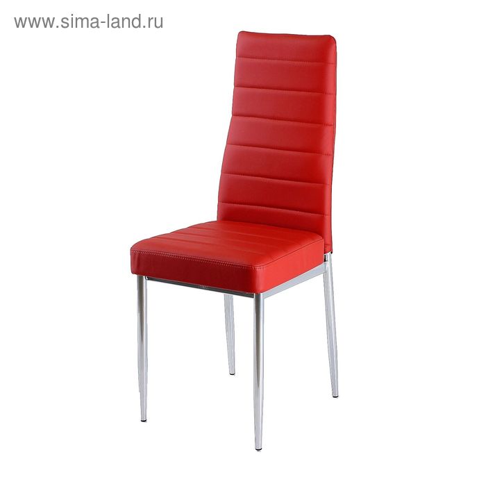 Стул на металлокаркасе В-1 хром люкс/красный
Стул на металлокаркасе В-1 хром люкс/красный