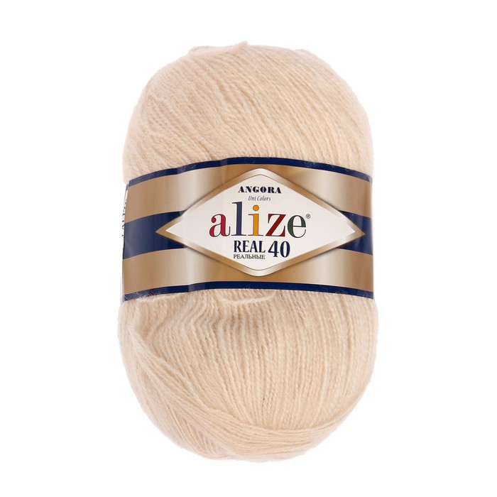 Пряжа "Angora real 40" 60% акрил, 40% шерсть 430м/100гр (67 молочно-бежевый)
Пряжа "Angora real 40" 60% акрил, 40% шерсть 430м/100гр (67 молочно-бежевый)